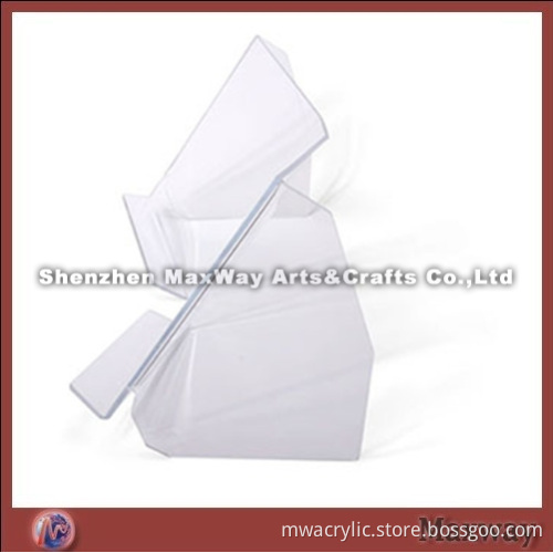 Pretty Hot Bending Transparent Perspex Brochure/Book Display Holder/Stand